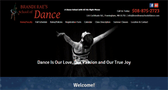 Desktop Screenshot of brandiraesschoolofdance.com
